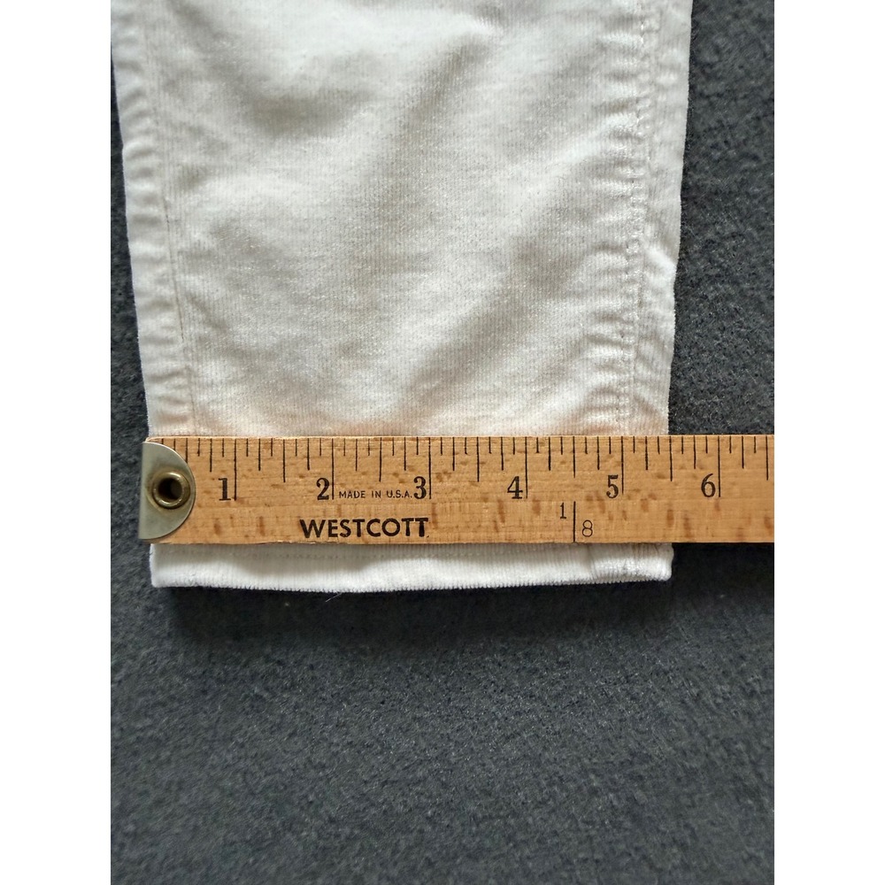 Ann Taylor Loft Womens Modern Skinny Cream Corduroy Skinny Leg Size 00/24 -EUC - Picture 13 of 14